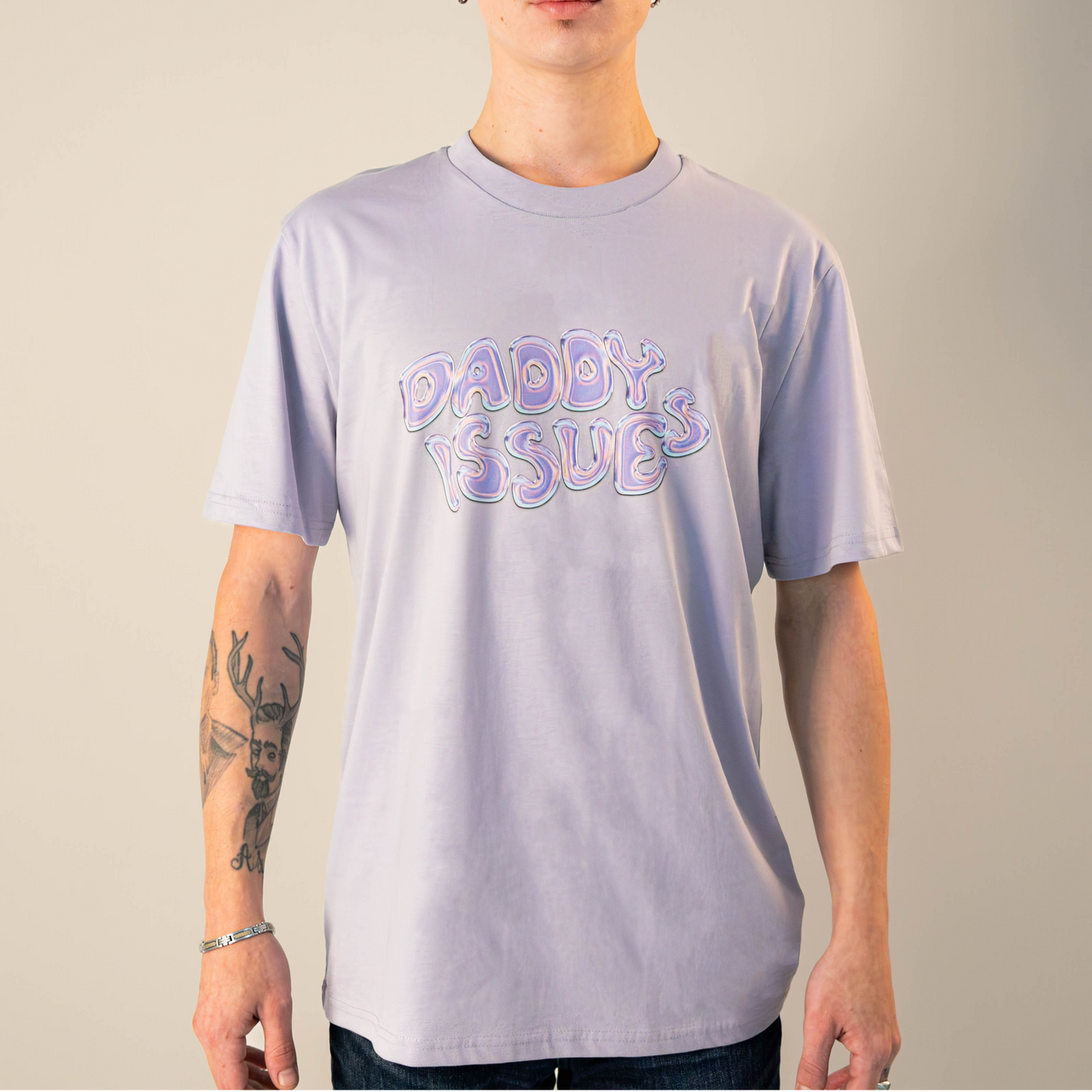 T-shirt Daddy Issues Imprimé - Unisexe