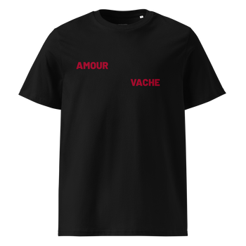 T-shirt Amour Vache Imprimé - Unisexe