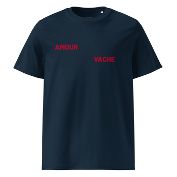 T-shirt Amour Vache Imprimé - Unisexe