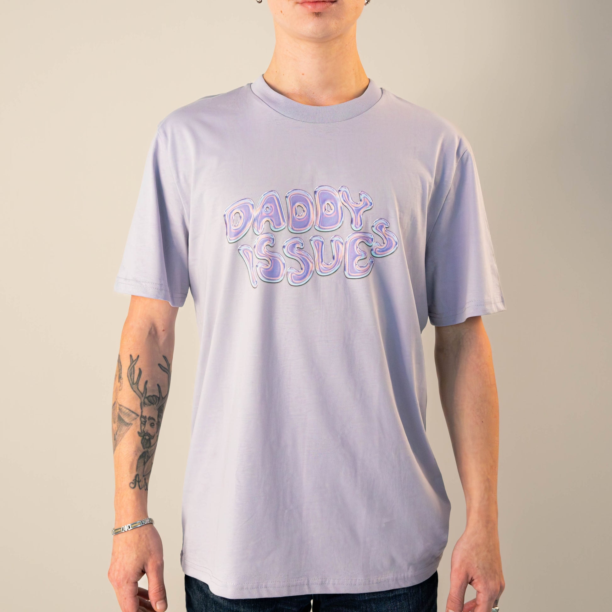 T-shirt Daddy Issues Imprimé - Unisexe