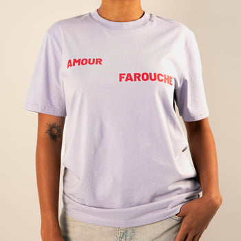 T-shirt Amour Farouche Imprimé - Unisexe