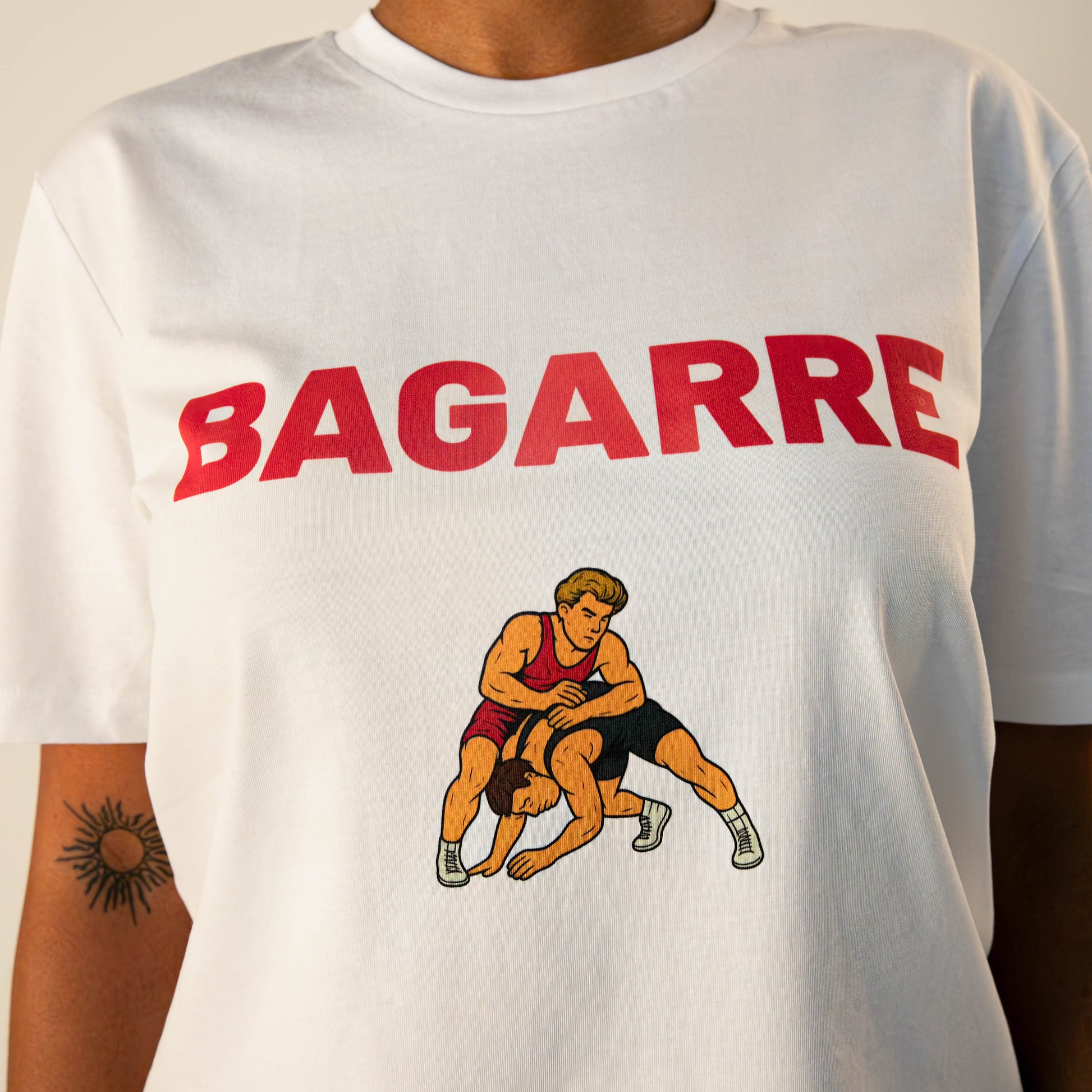 T-shirt Lutte Imprimé - Unisexe