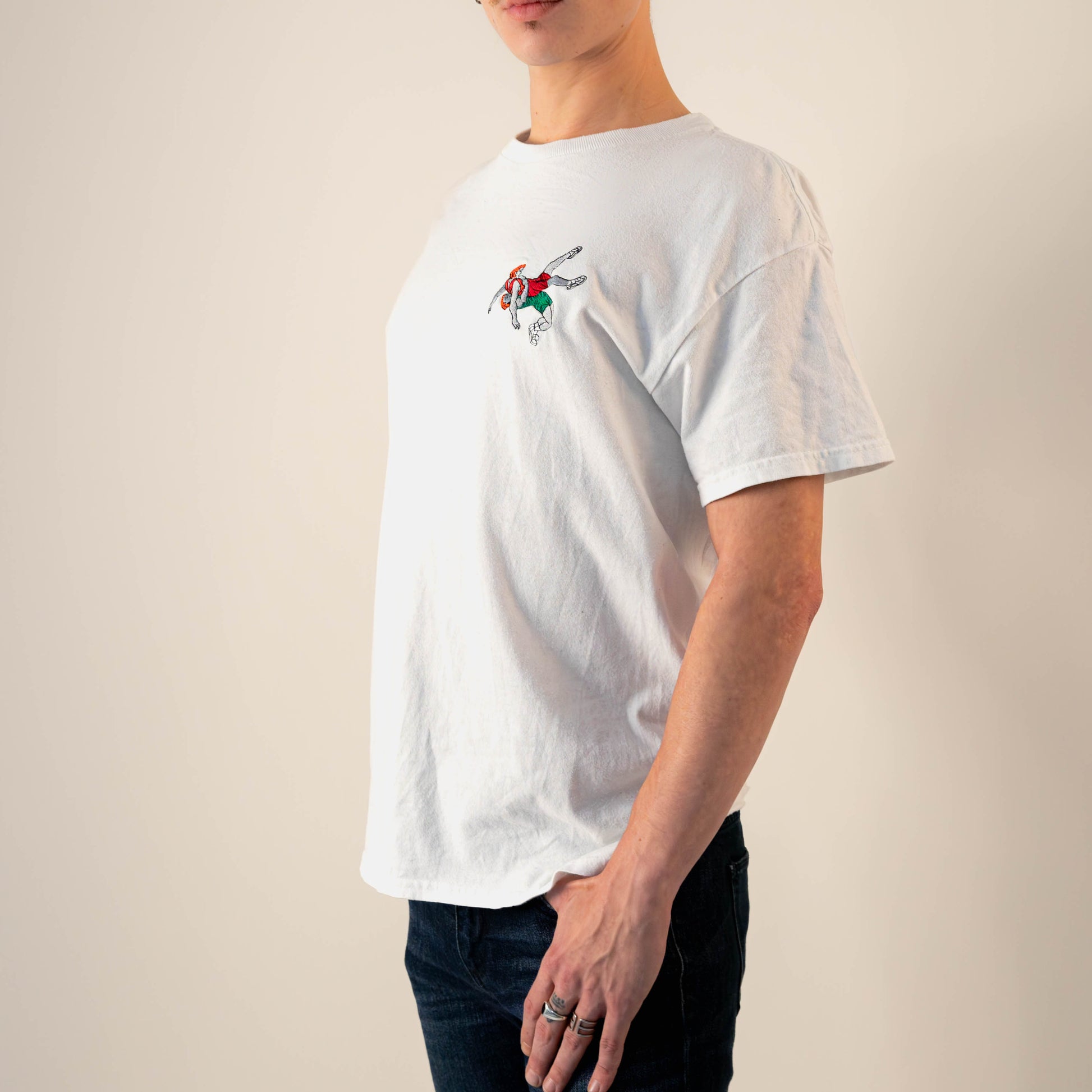 T-shirt Lutte Côté Coeur Brodé - Unisexe