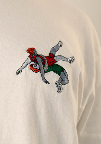 T-shirt Lutte Côté Coeur Brodé - Unisexe