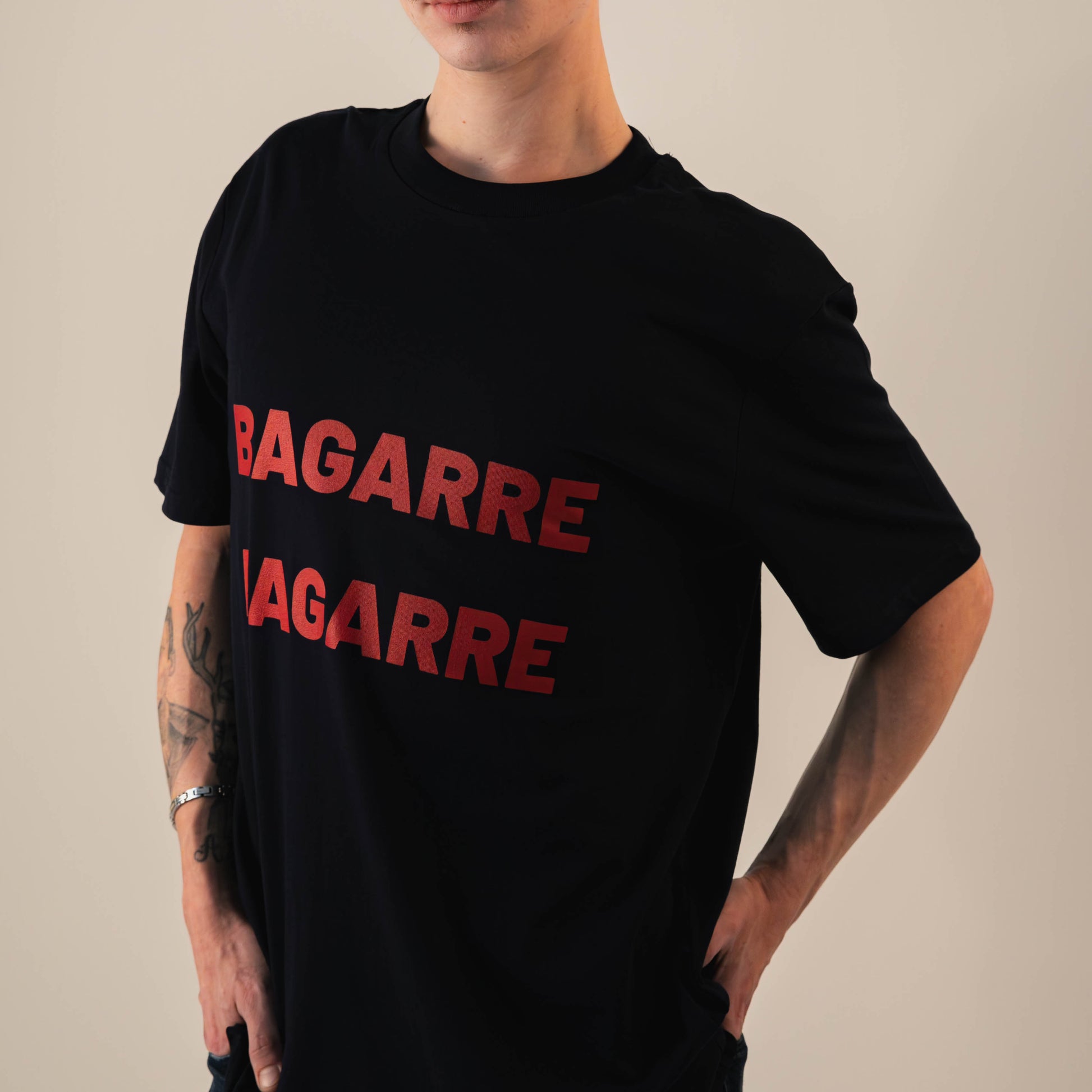T-shirt BAGARRE BAGARRE Imprimé - Unisexe