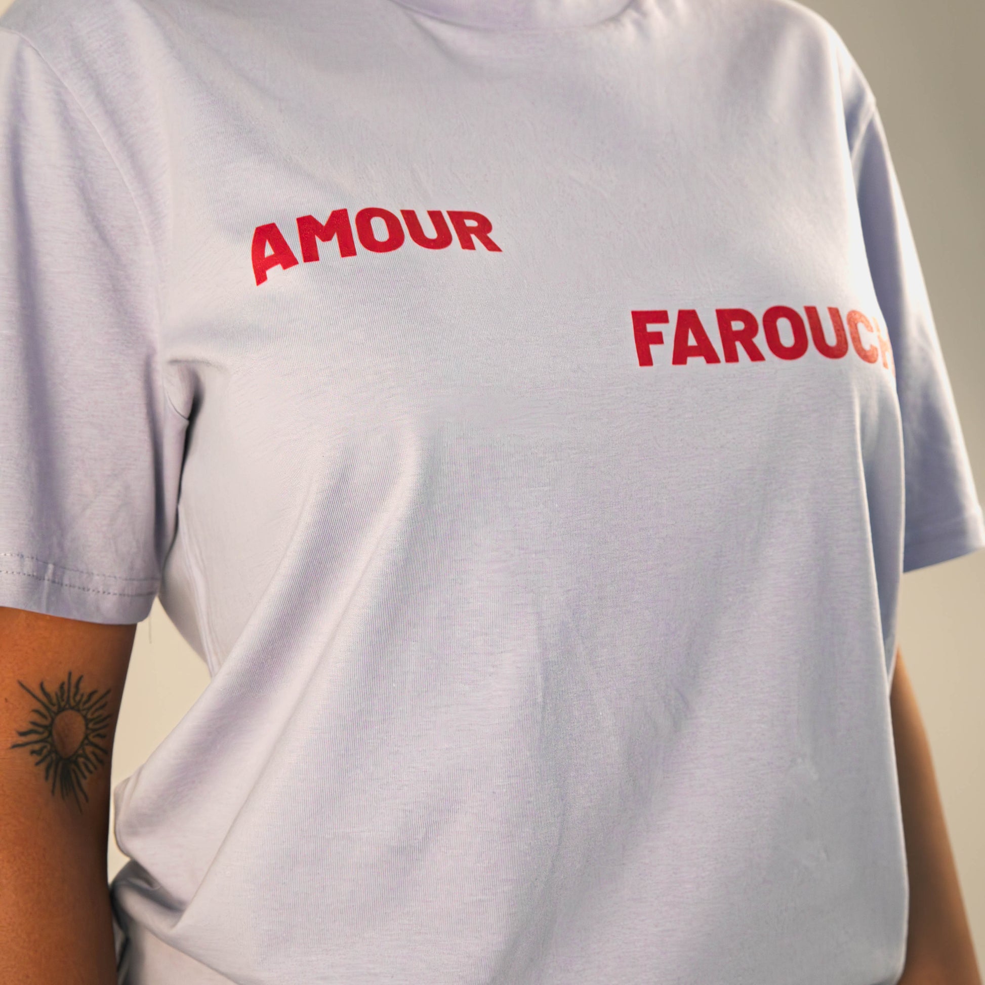 T-shirt Amour Farouche Imprimé - Unisexe